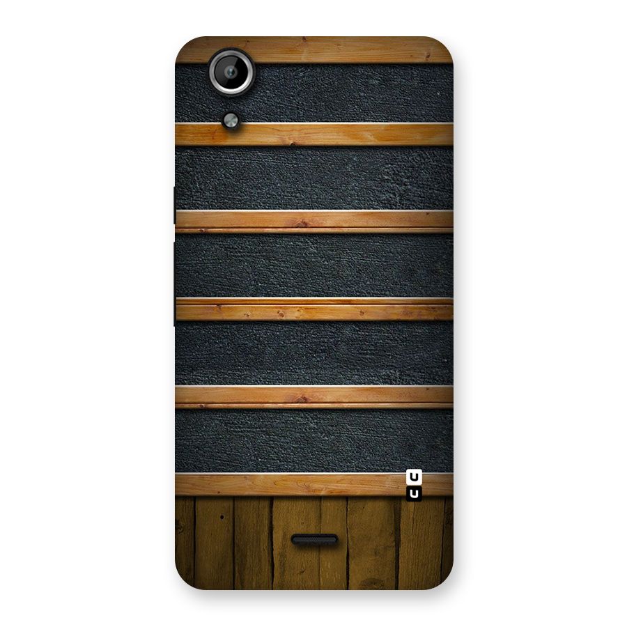 Wood Design Back Case for Micromax Canvas Selfie Lens Q345