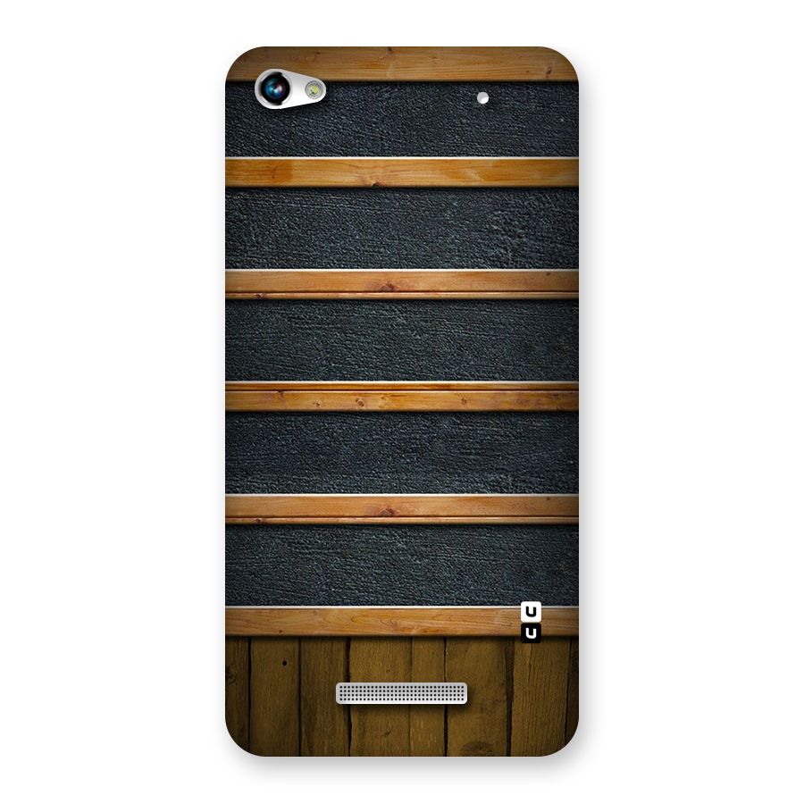 Wood Design Back Case for Micromax Hue 2