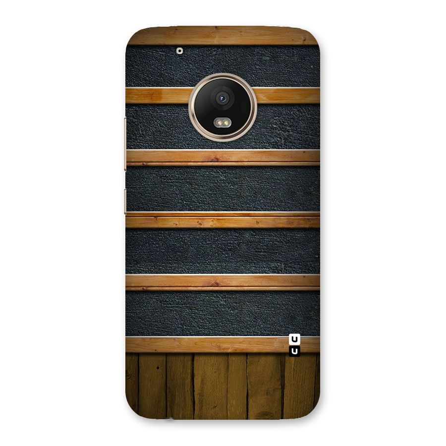 Wood Design Back Case for Moto G5 Plus