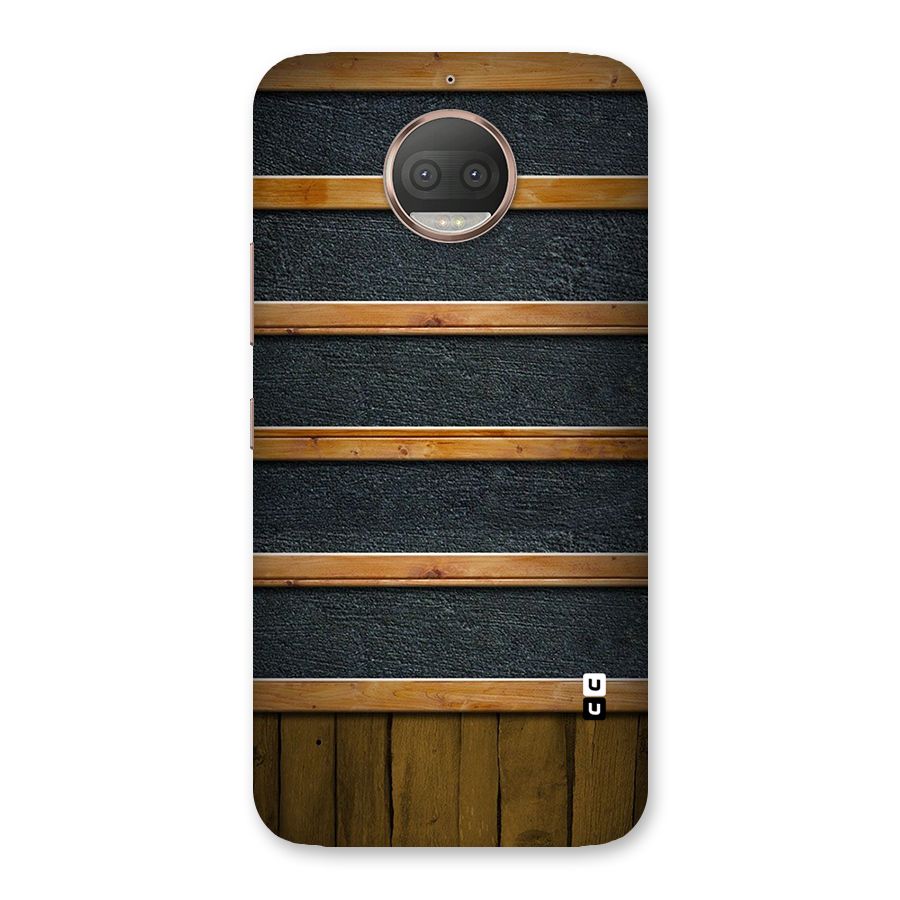 Wood Design Back Case for Moto G5s Plus
