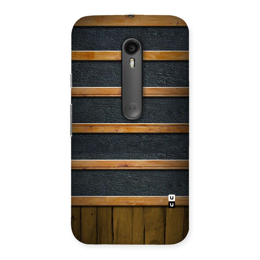 Wood Design Back Case for Moto G Turbo