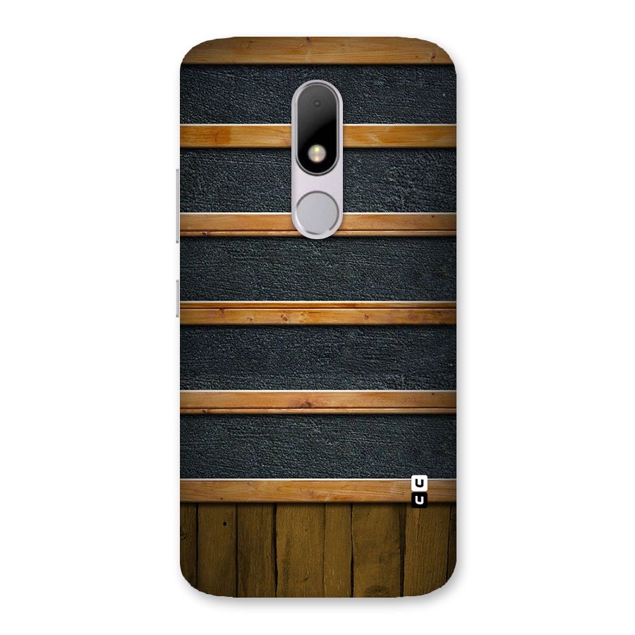 Wood Design Back Case for Moto M