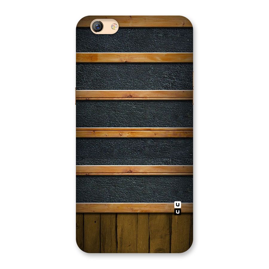 Wood Design Back Case for Oppo F3 Plus