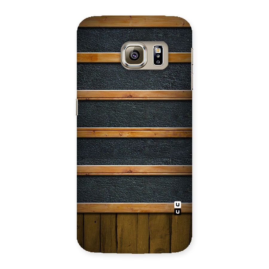 Wood Design Back Case for Samsung Galaxy S6 Edge