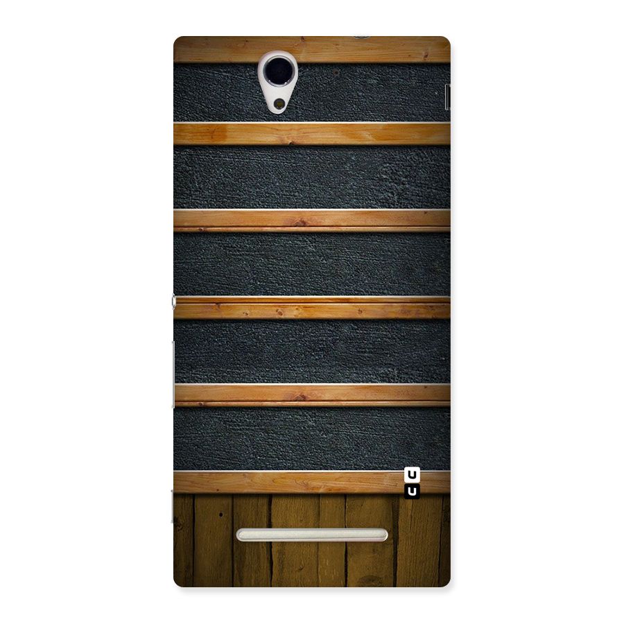 Wood Design Back Case for Sony Xperia C3