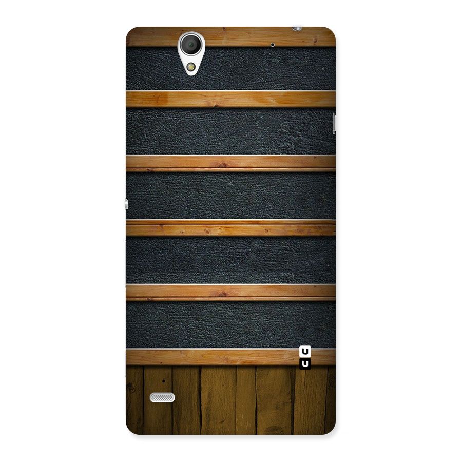 Wood Design Back Case for Sony Xperia C4