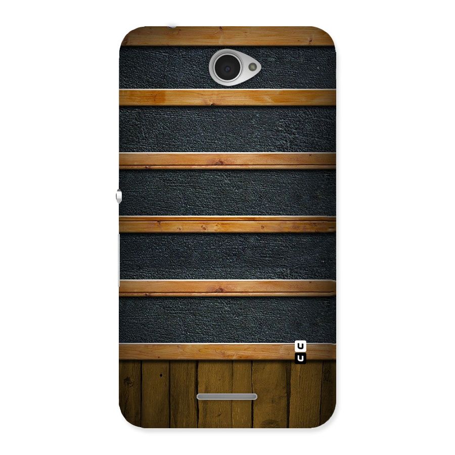 Wood Design Back Case for Sony Xperia E4