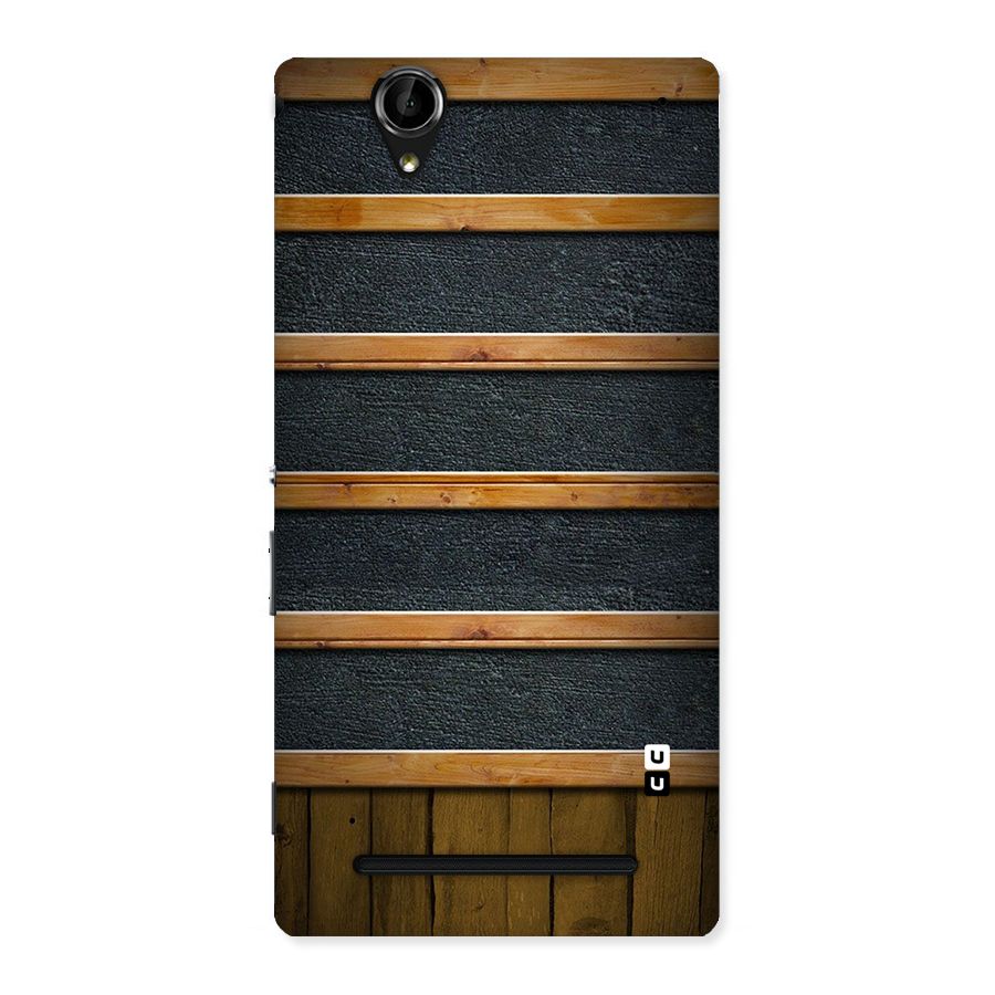 Wood Design Back Case for Sony Xperia T2