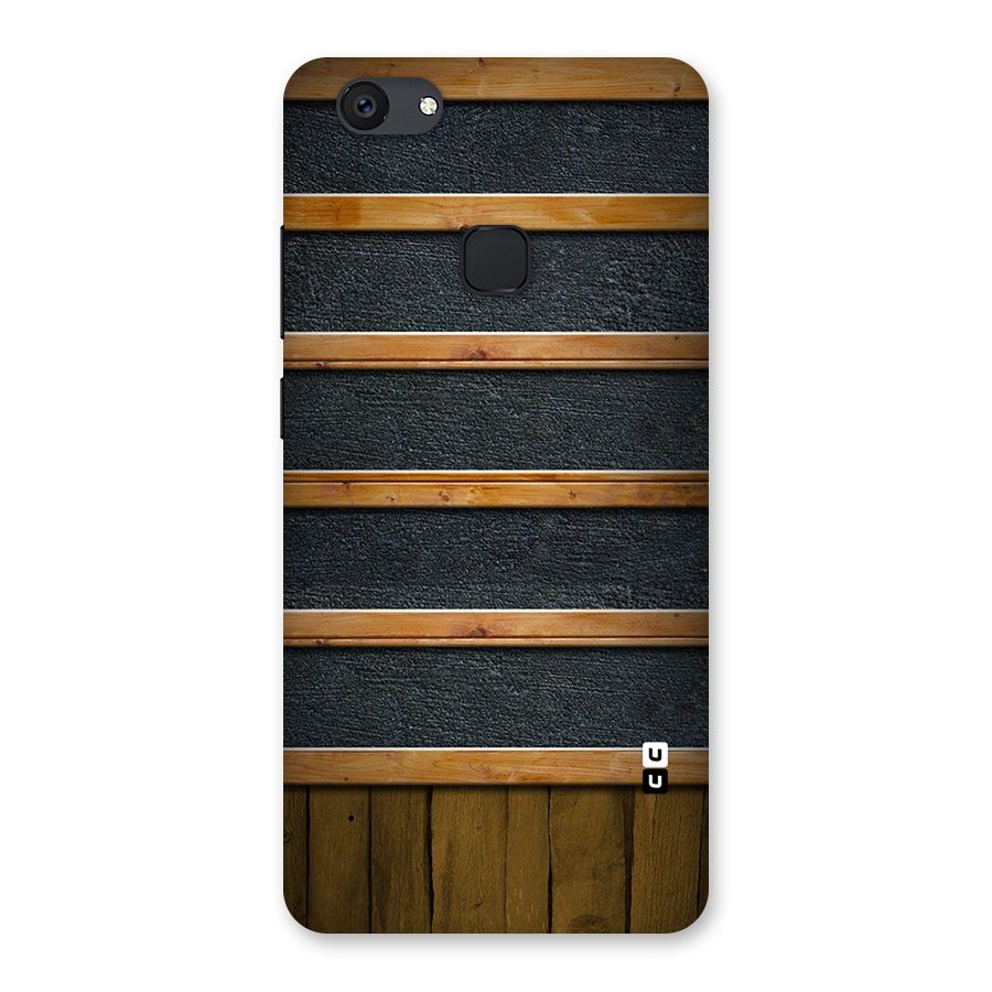 Wood Design Back Case for Vivo V7 Plus