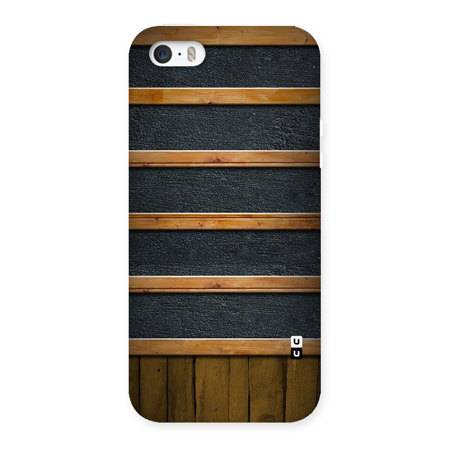 Wood Design Back Case for iPhone SE