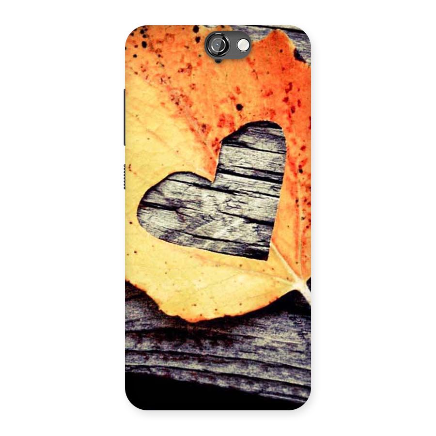 Wood Heart Leaf Back Case for HTC One A9