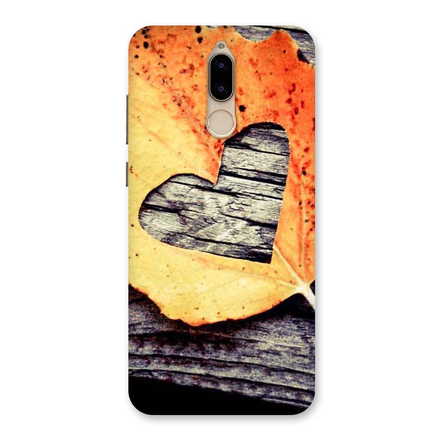 Wood Heart Leaf Back Case for Honor 9i
