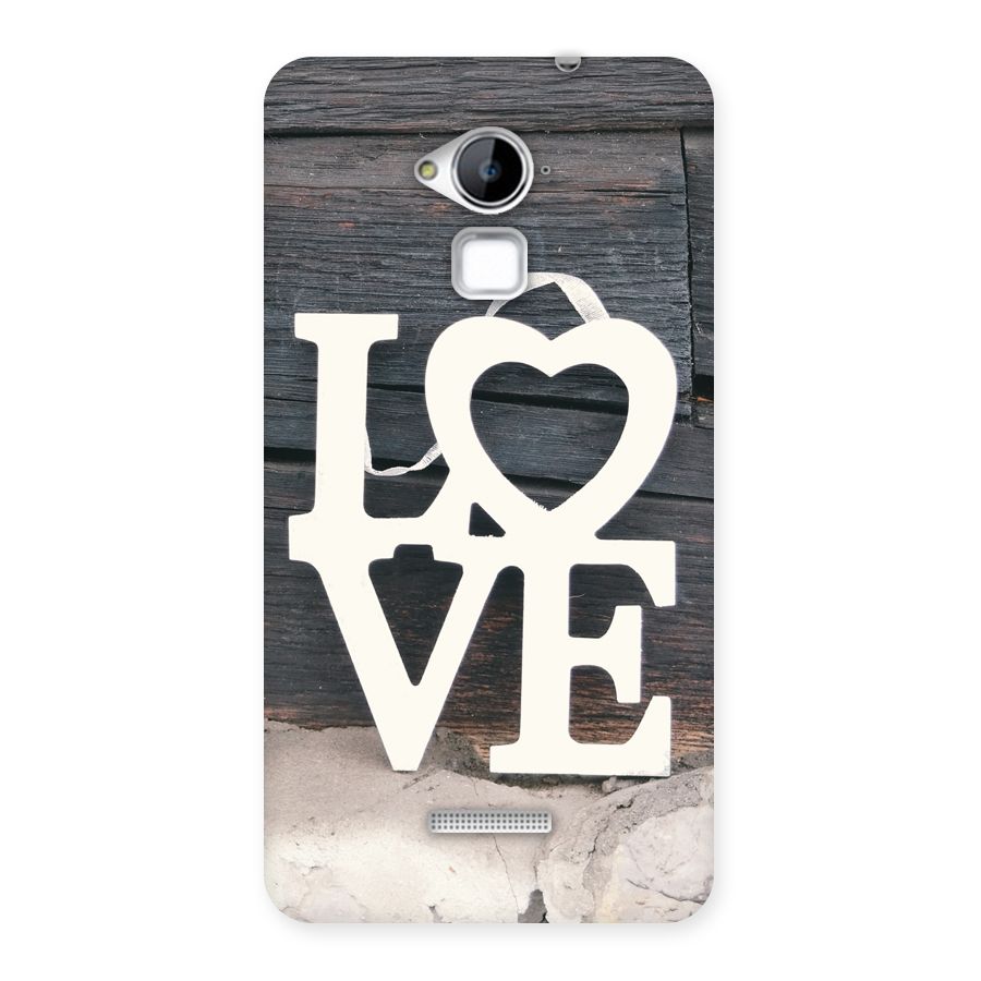Wood Love Lock Back Case for Coolpad Note 3