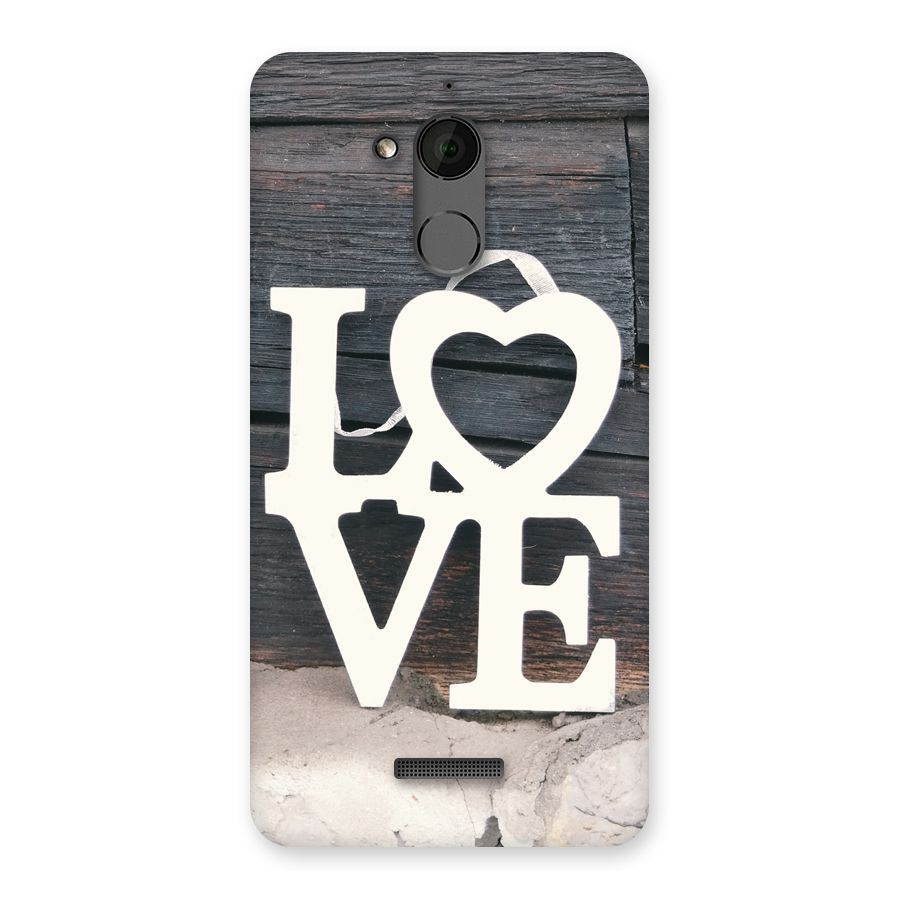 Wood Love Lock Back Case for Coolpad Note 5