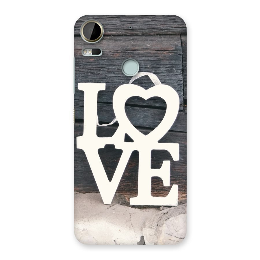 Wood Love Lock Back Case for Desire 10 Pro