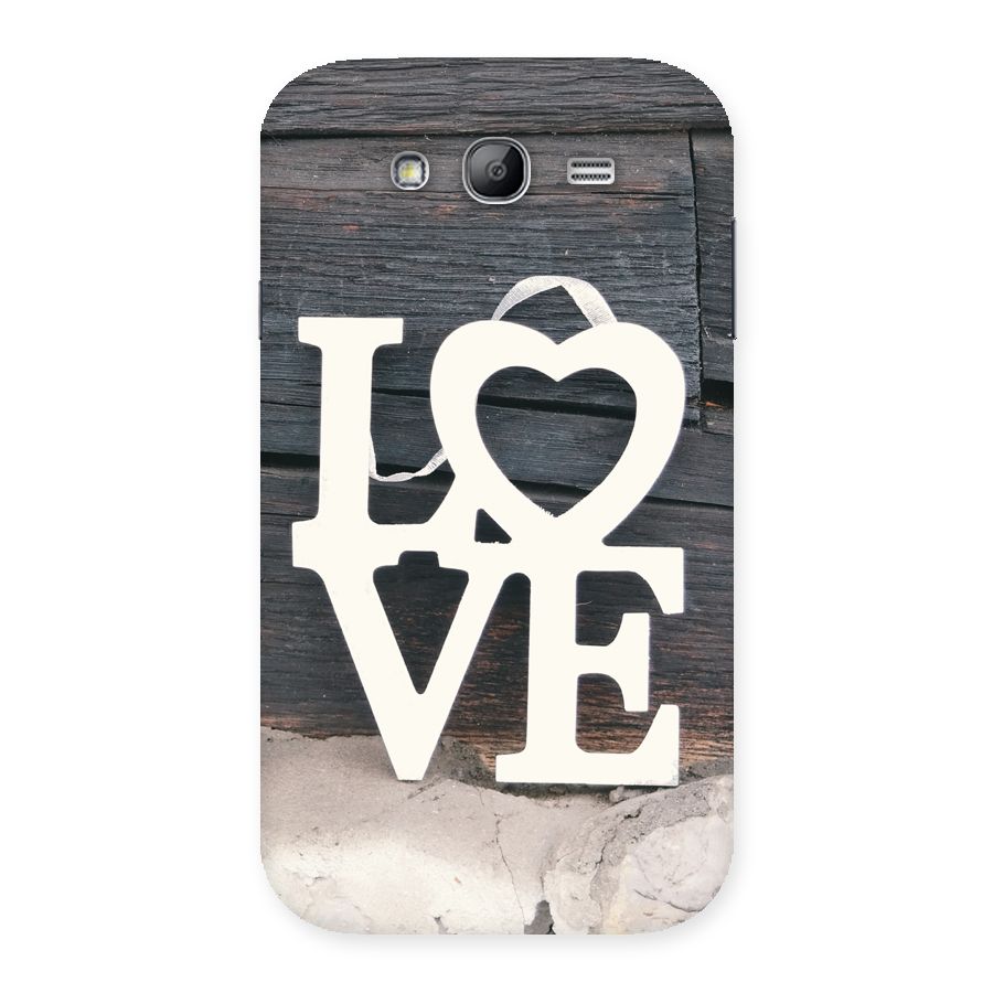 Wood Love Lock Back Case for Galaxy Grand Neo Plus