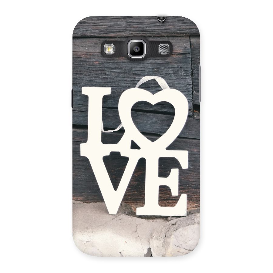 Wood Love Lock Back Case for Galaxy Grand Quattro