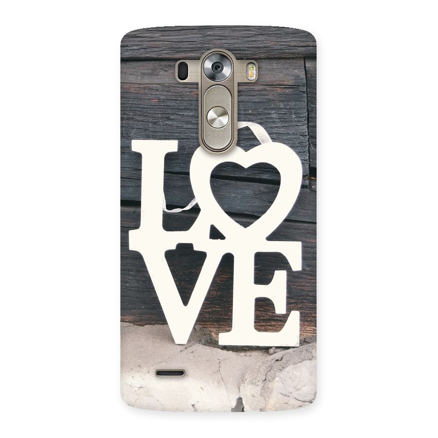 Wood Love Lock Back Case for LG G3