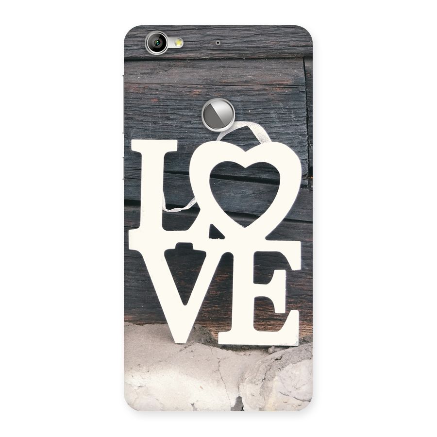 Wood Love Lock Back Case for LeTV Le 1s