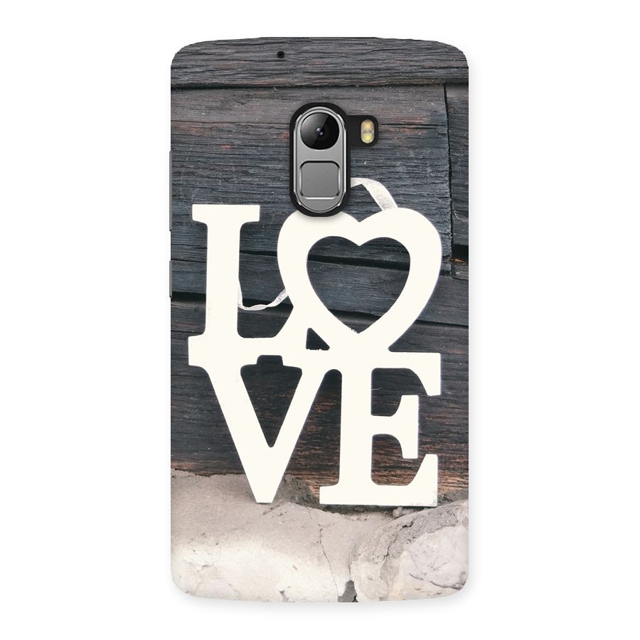 Wood Love Lock Back Case for Lenovo K4 Note