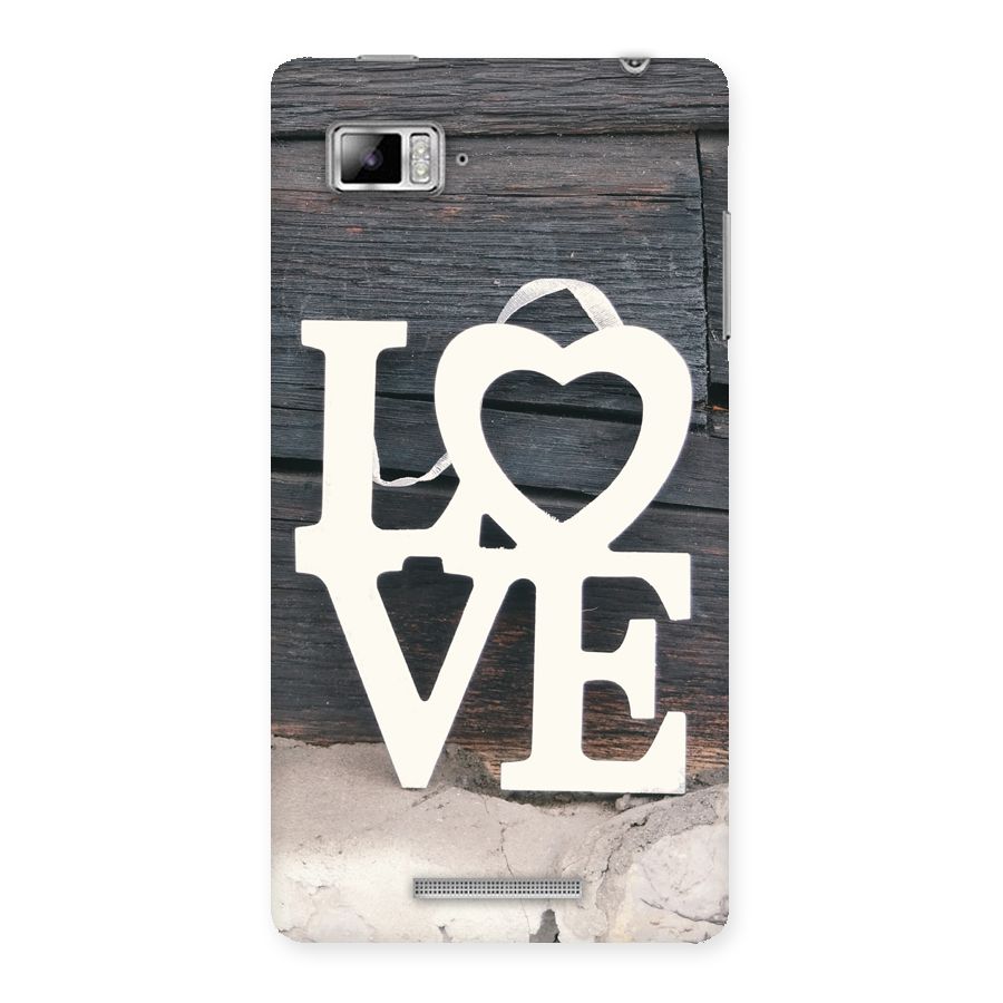 Wood Love Lock Back Case for Lenovo Vibe Z K910