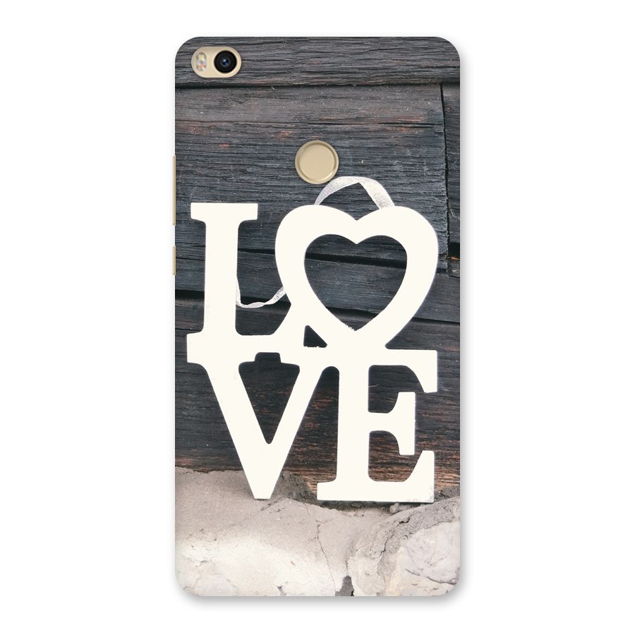 Wood Love Lock Back Case for Mi Max 2