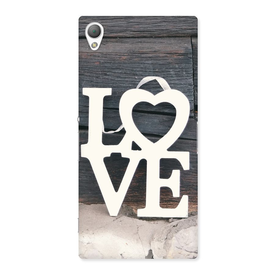 Wood Love Lock Back Case for Sony Xperia Z3