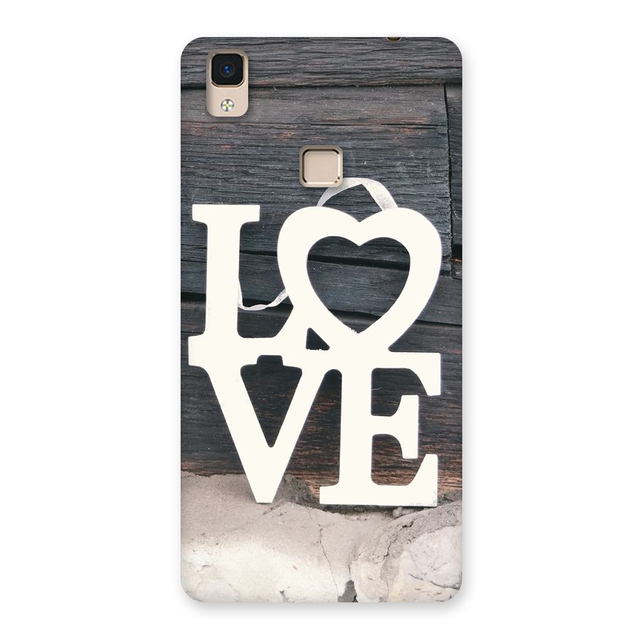 Wood Love Lock Back Case for V3 Max