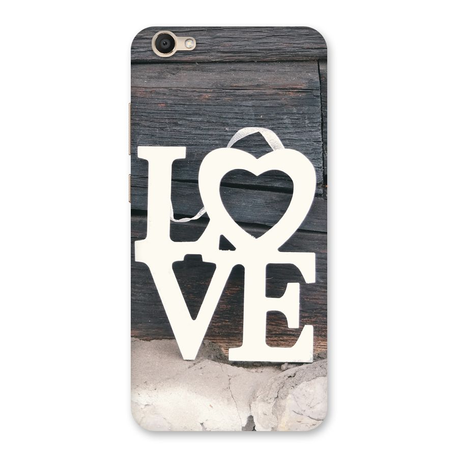 Wood Love Lock Back Case for Vivo V5