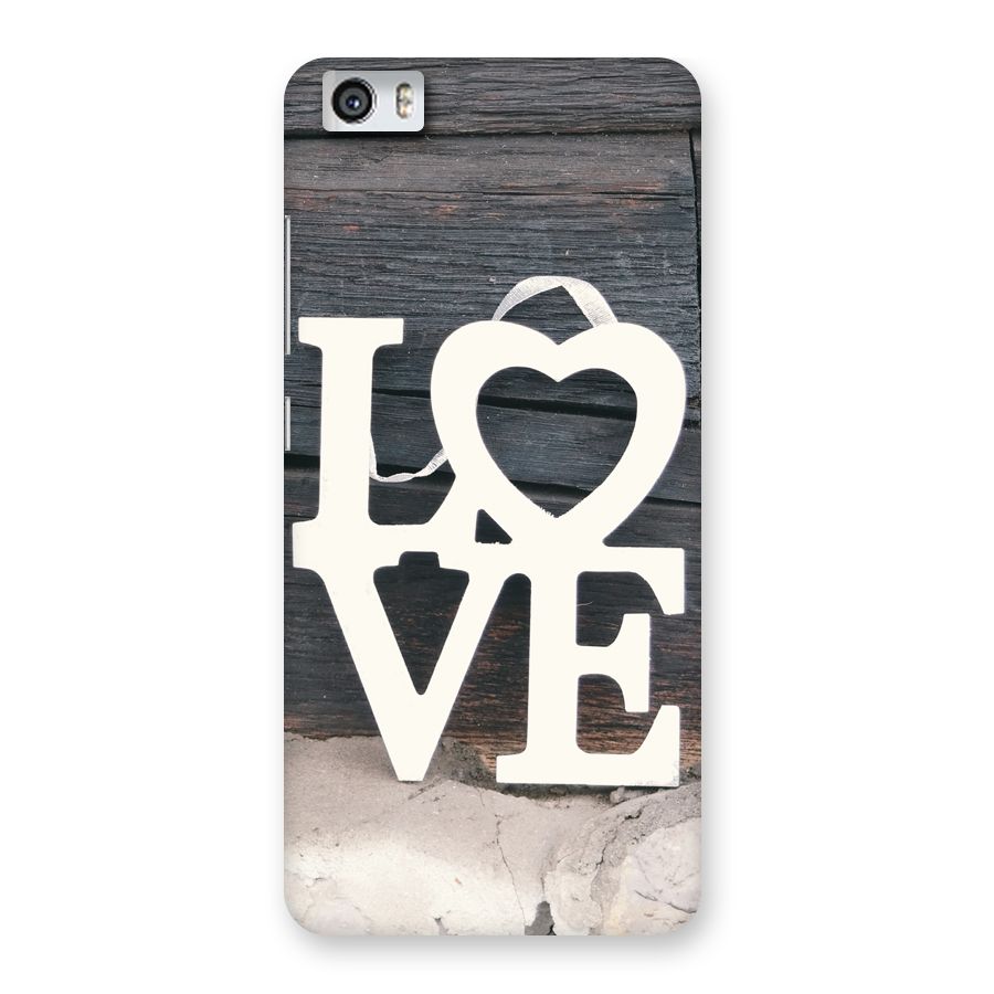 Wood Love Lock Back Case for Xiaomi Redmi Mi5