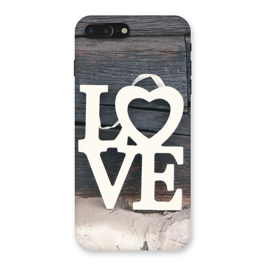 Wood Love Lock Back Case for iPhone 7 Plus