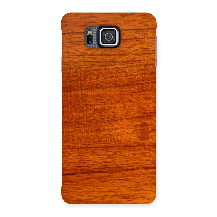 Wood Texture Design Back Case for Galaxy Alpha