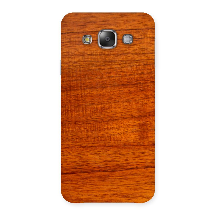Wood Texture Design Back Case for Galaxy E7