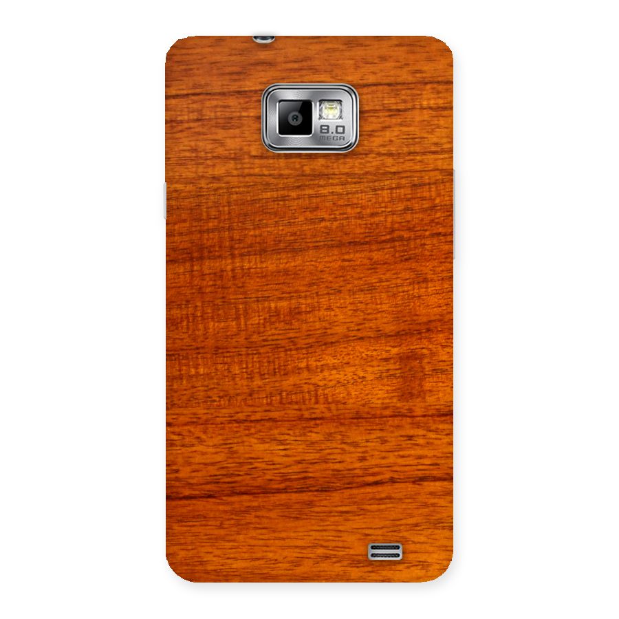 Wood Texture Design Back Case for Galaxy S2