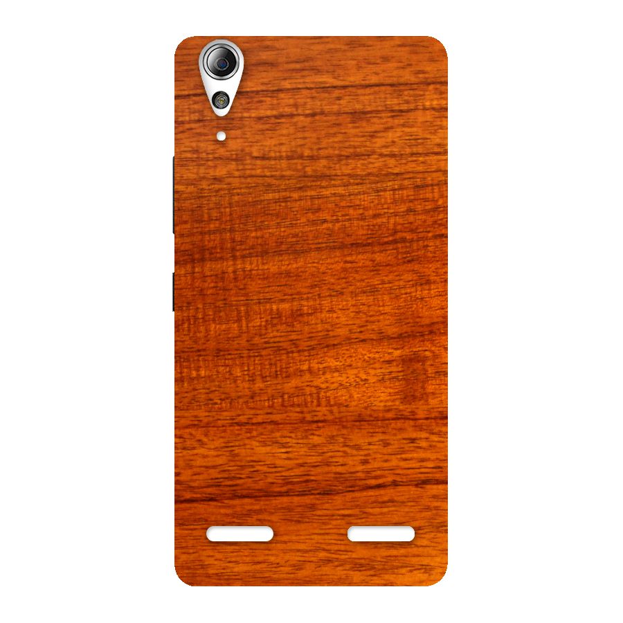Wood Texture Design Back Case for Lenovo A6000 Plus