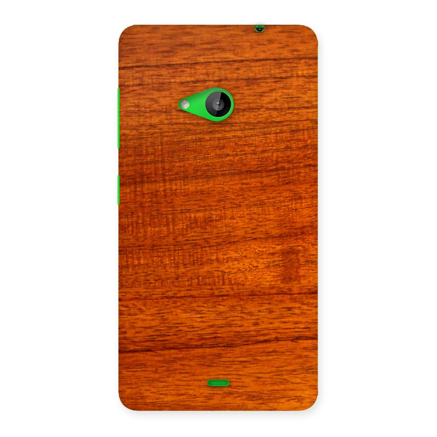 Wood Texture Design Back Case for Lumia 535