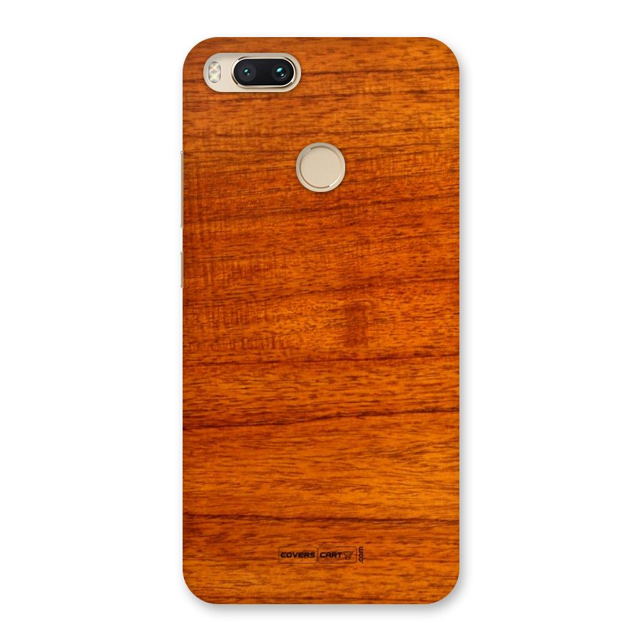 Wood Texture Design Back Case for Mi A1