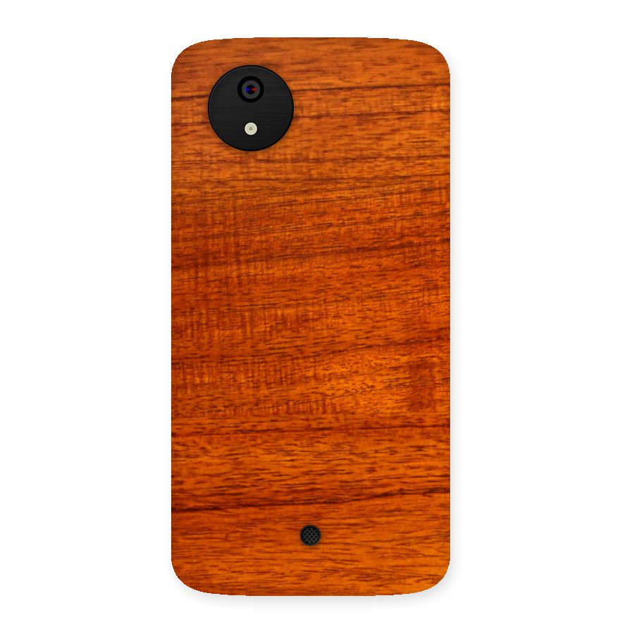 Wood Texture Design Back Case for Micromax Canvas A1