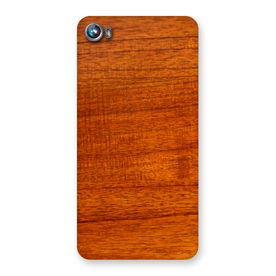 Wood Texture Design Back Case for Micromax Canvas Fire 4 A107