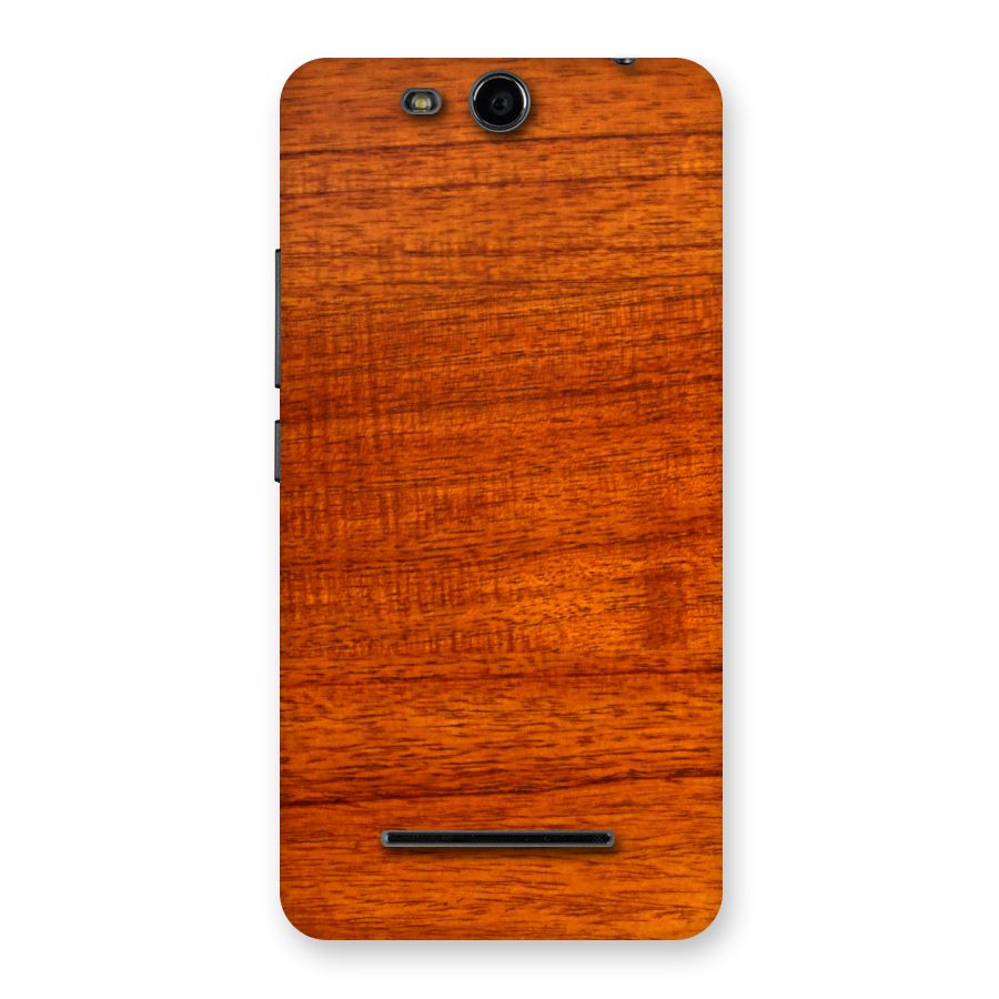 Wood Texture Design Back Case for Micromax Canvas Juice 3 Q392