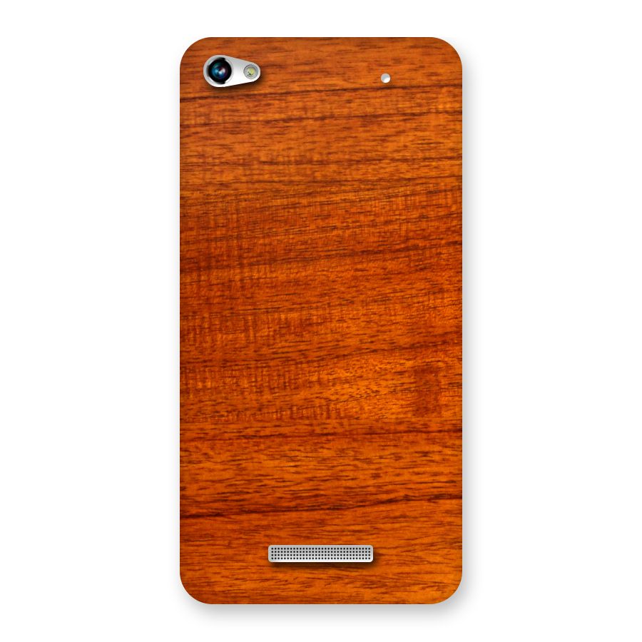 Wood Texture Design Back Case for Micromax Hue 2