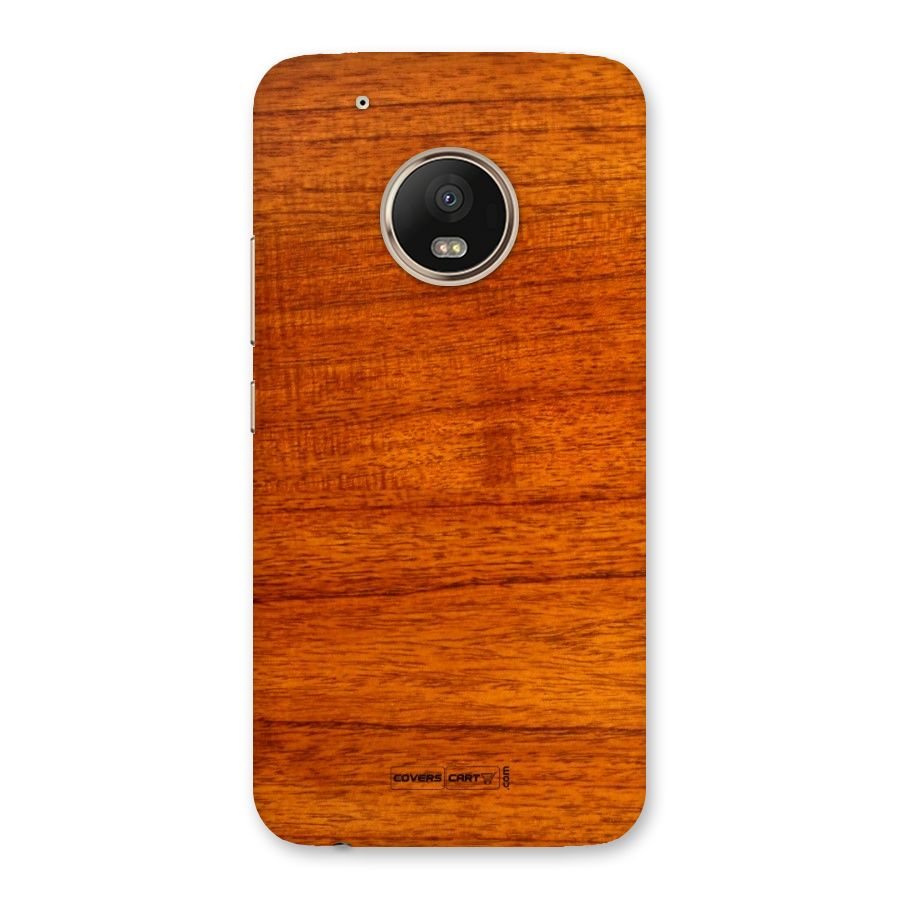 Wood Texture Design Back Case for Moto G5 Plus