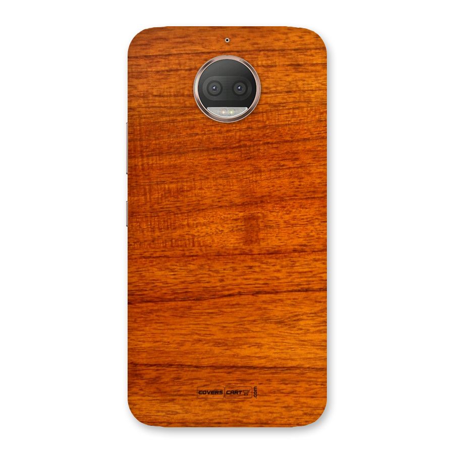 Wood Texture Design Back Case for Moto G5s Plus