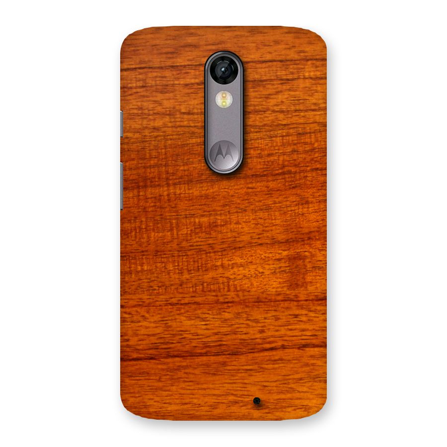 Wood Texture Design Back Case for Moto X Force