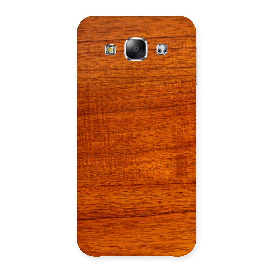 Wood Texture Design Back Case for Samsung Galaxy E5