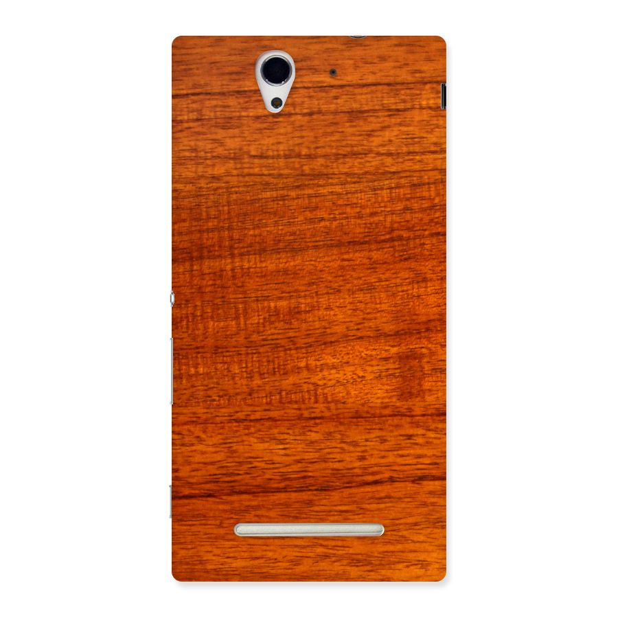 Wood Texture Design Back Case for Sony Xperia C3