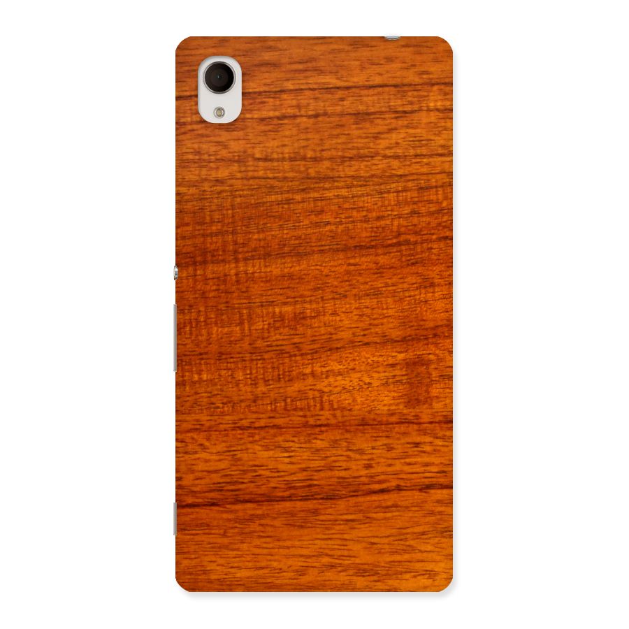 Wood Texture Design Back Case for Sony Xperia M4
