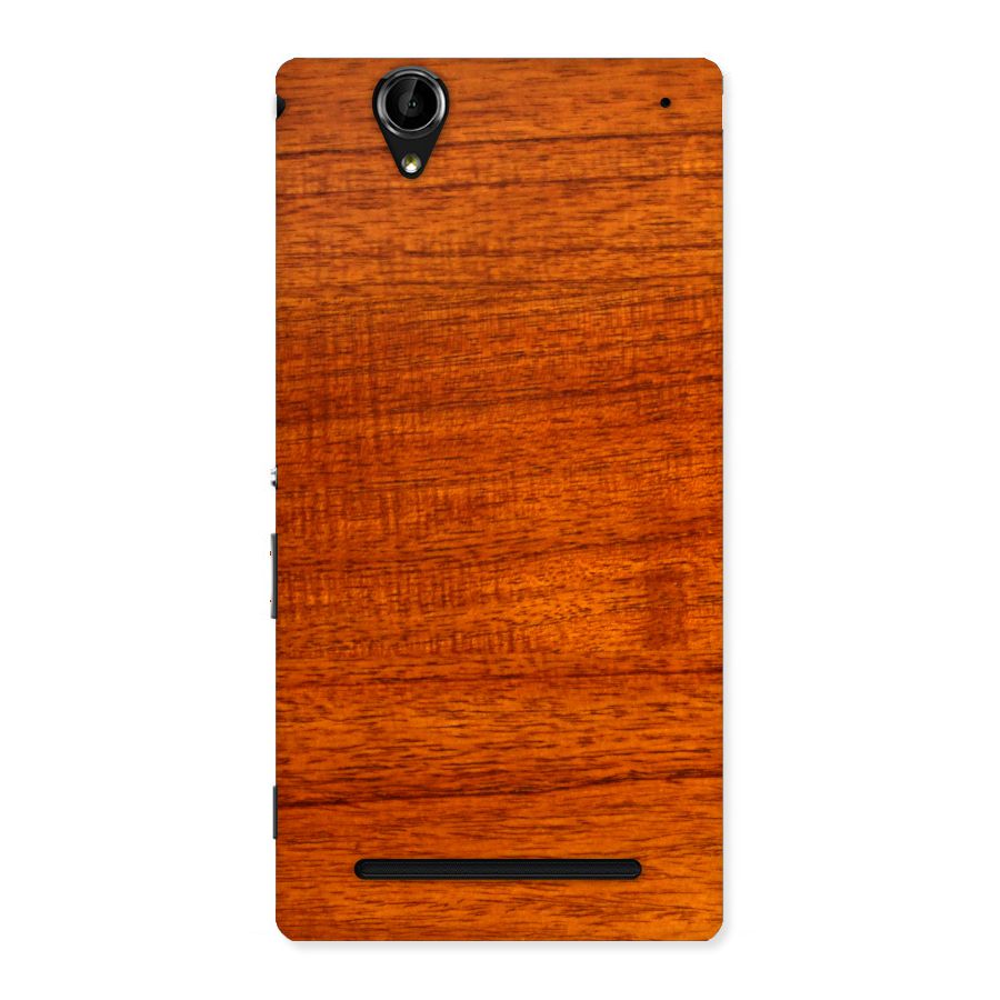 Wood Texture Design Back Case for Sony Xperia T2