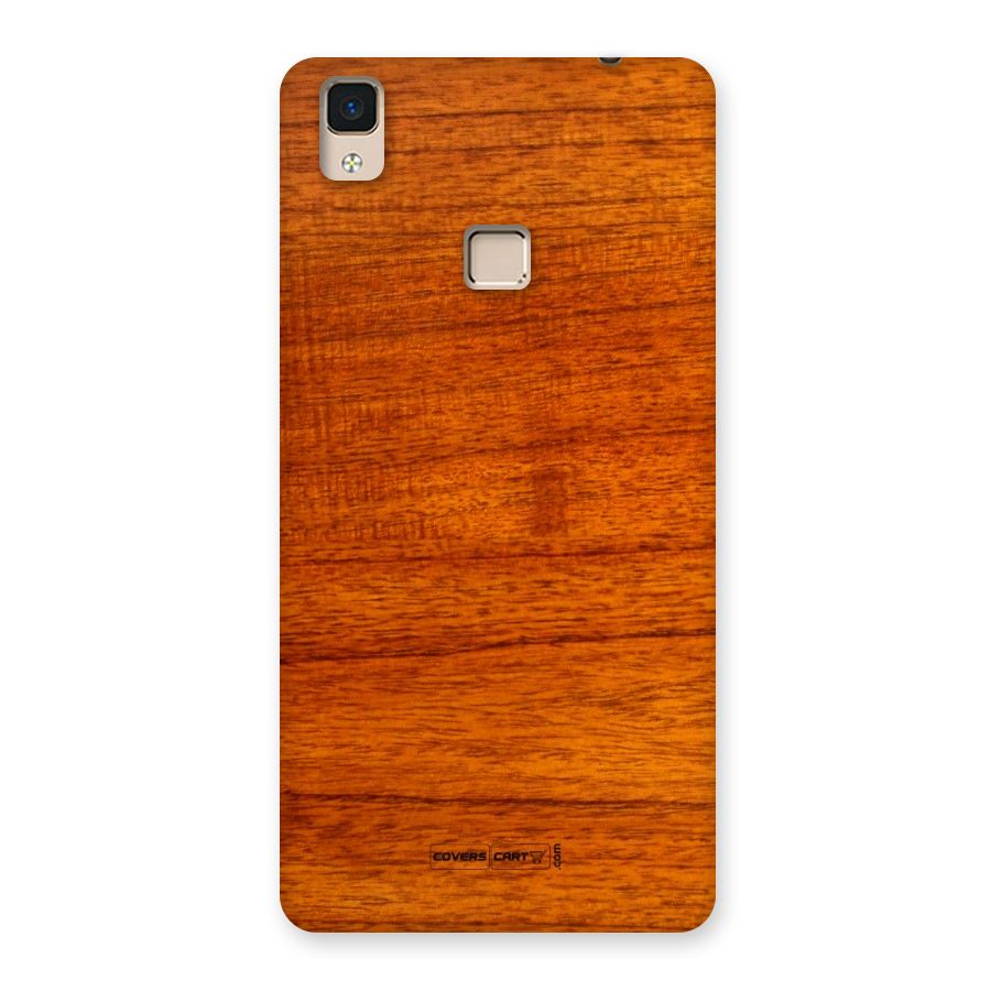 Wood Texture Design Back Case for V3 Max