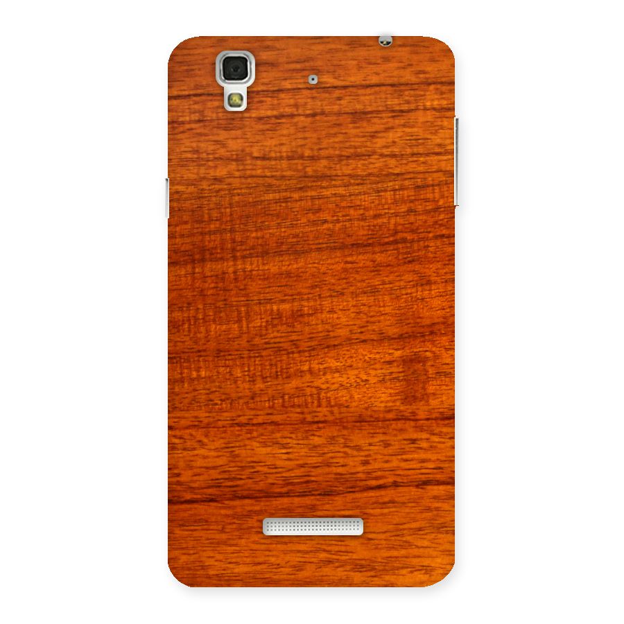 Wood Texture Design Back Case for Yu Yureka